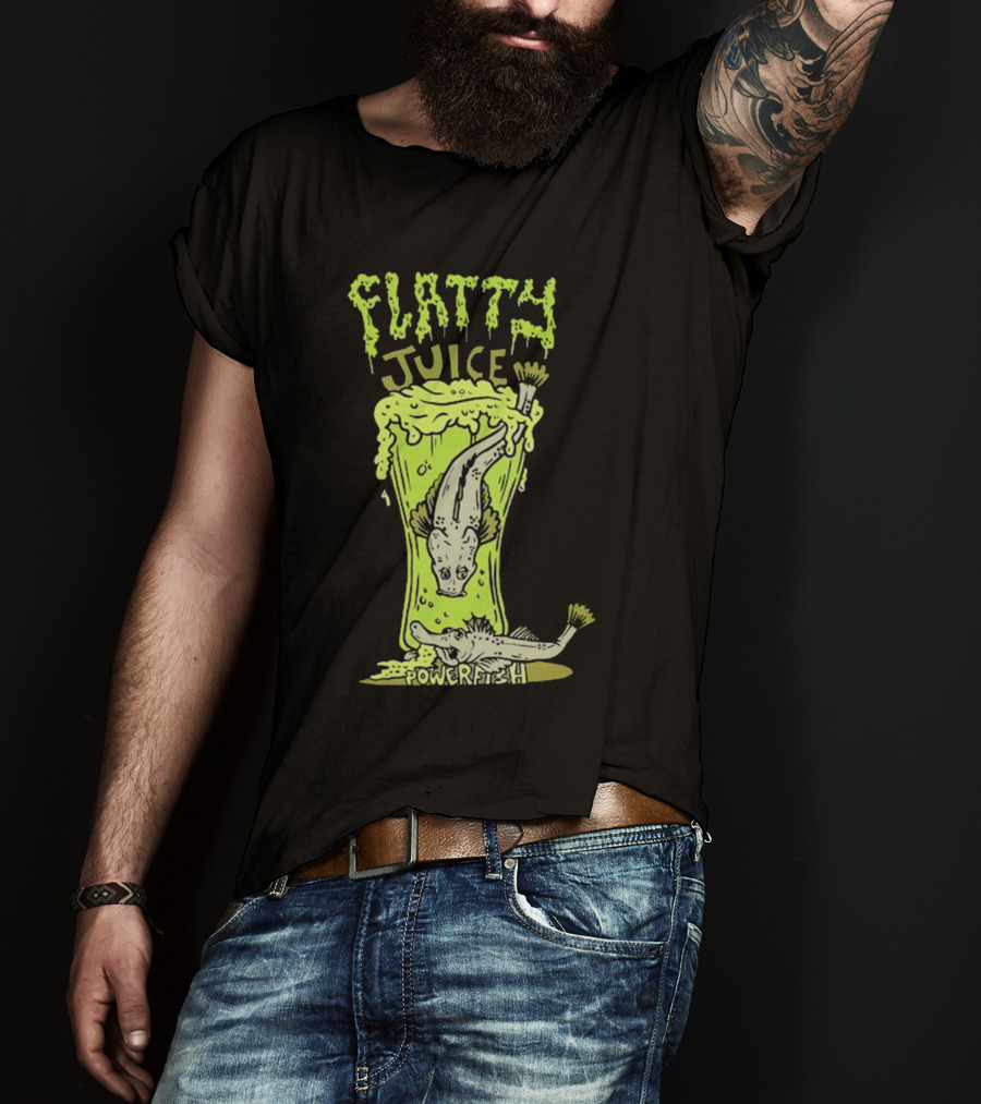 Flatty Juice Powerfish Dr. Moose T-Shirt