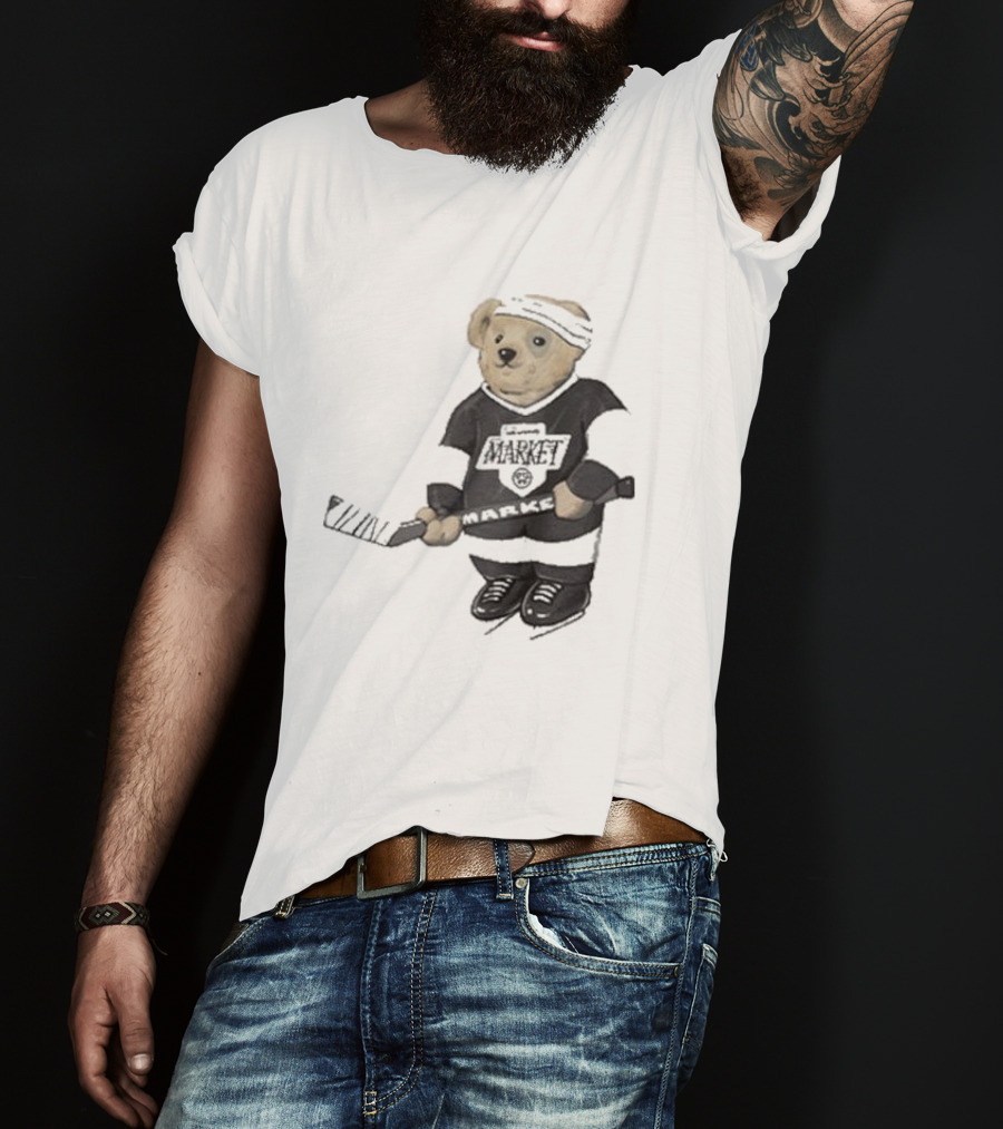 Union Market Hockey Bear T-Shirt