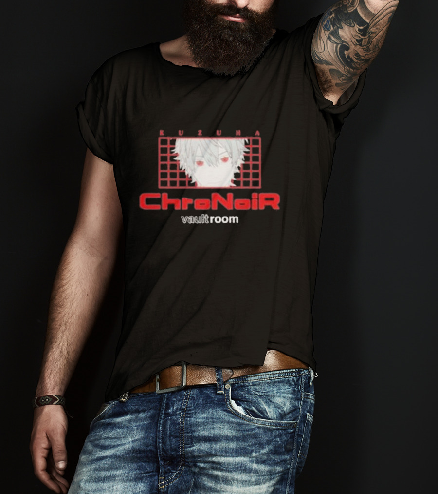 Kuzuha ChroNoiR Vaultroom Anime Character Grid T-Shirt