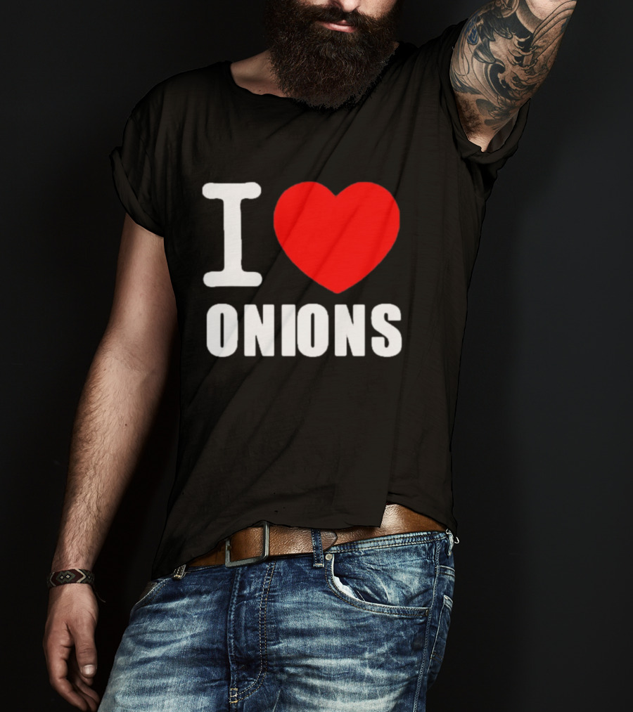 Pizzaslime I Heart Onions T-Shirt