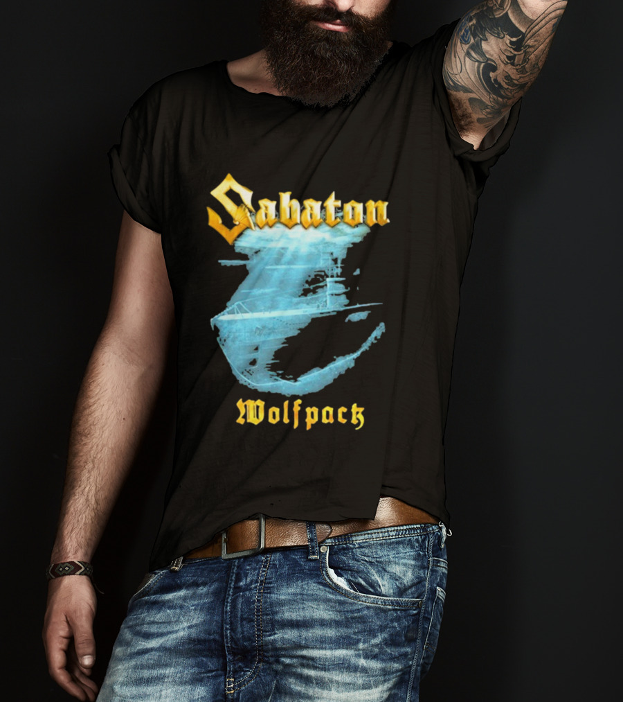 Sabaton Wolfpack Submarine Battle Reflection T-Shirt