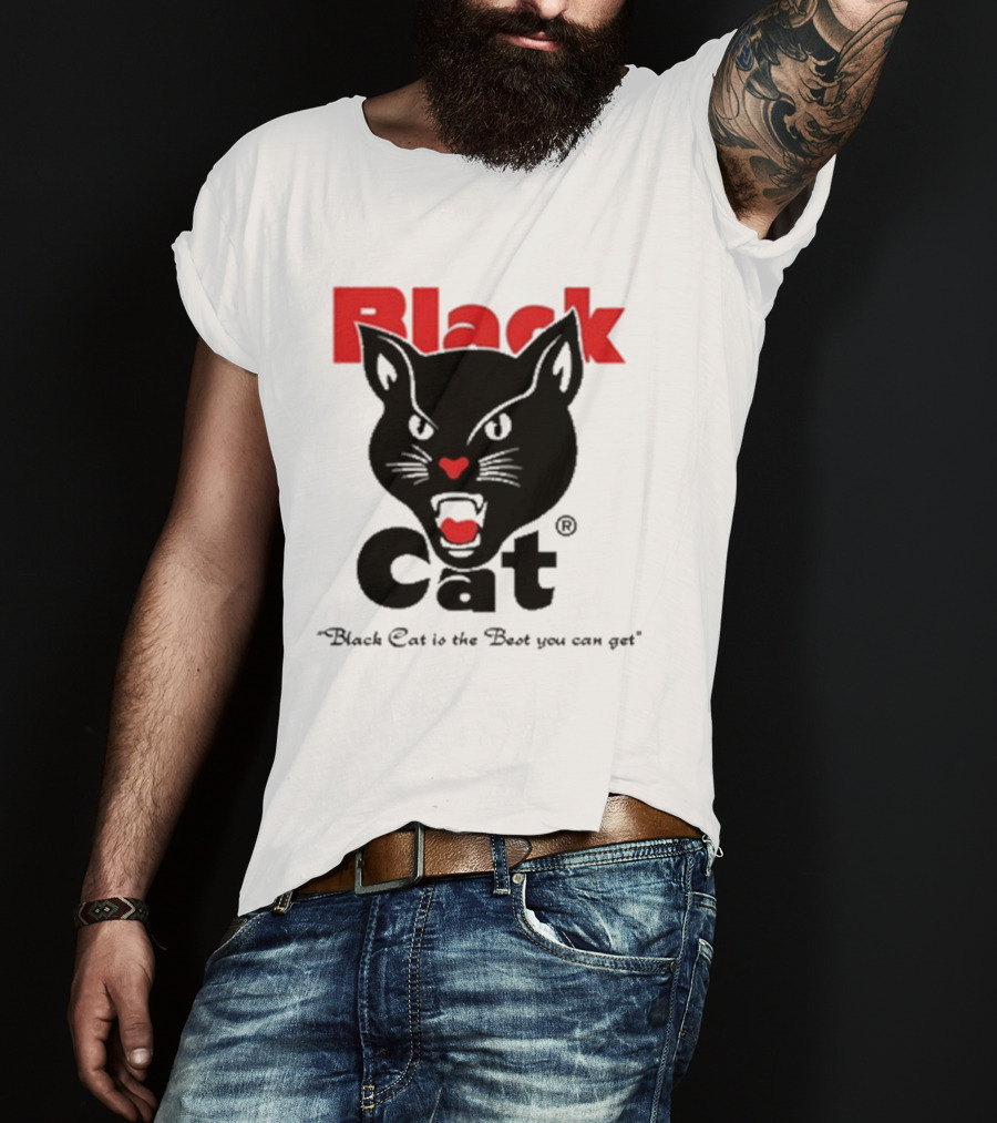 Black Cat Is The Best You Can Get Matthew Livelsberger T-Shirt