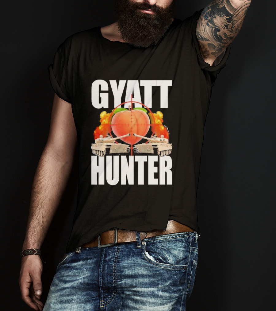 GYATT Hunter Crankin My Hog Meme Tanks Peach Target Explosion T-Shirt