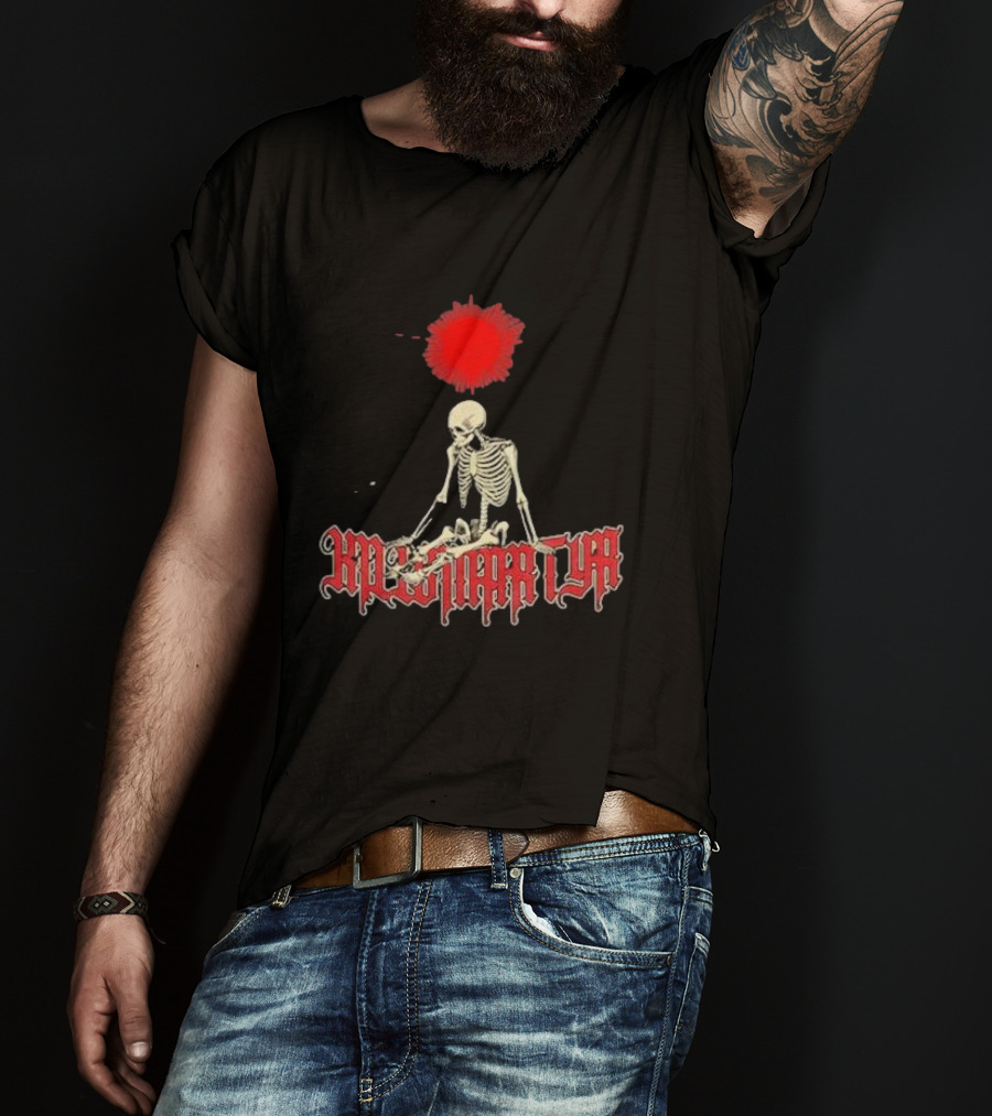 Killsmartyr Skeleton Red Sun T-Shirt