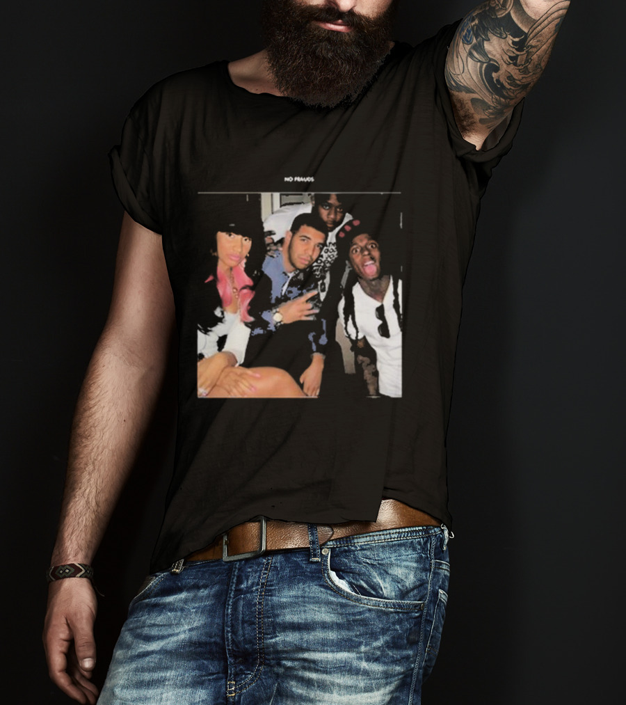 Maiya The Don No Frauds Young Money Crew Photo T-Shirt