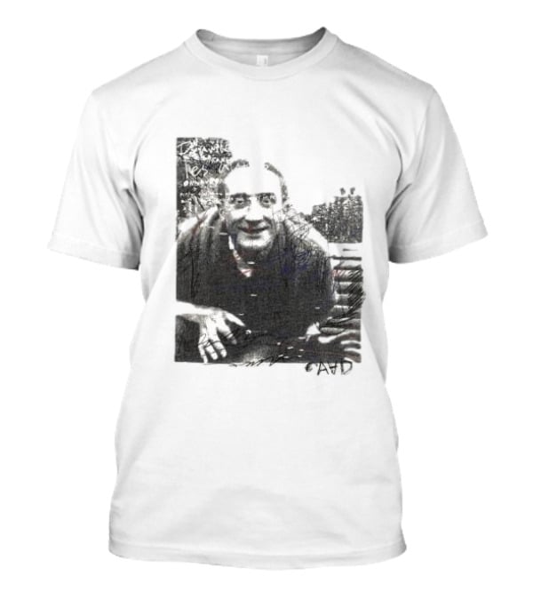 Duchamp Portrait AVID Text Compilation T-Shirt