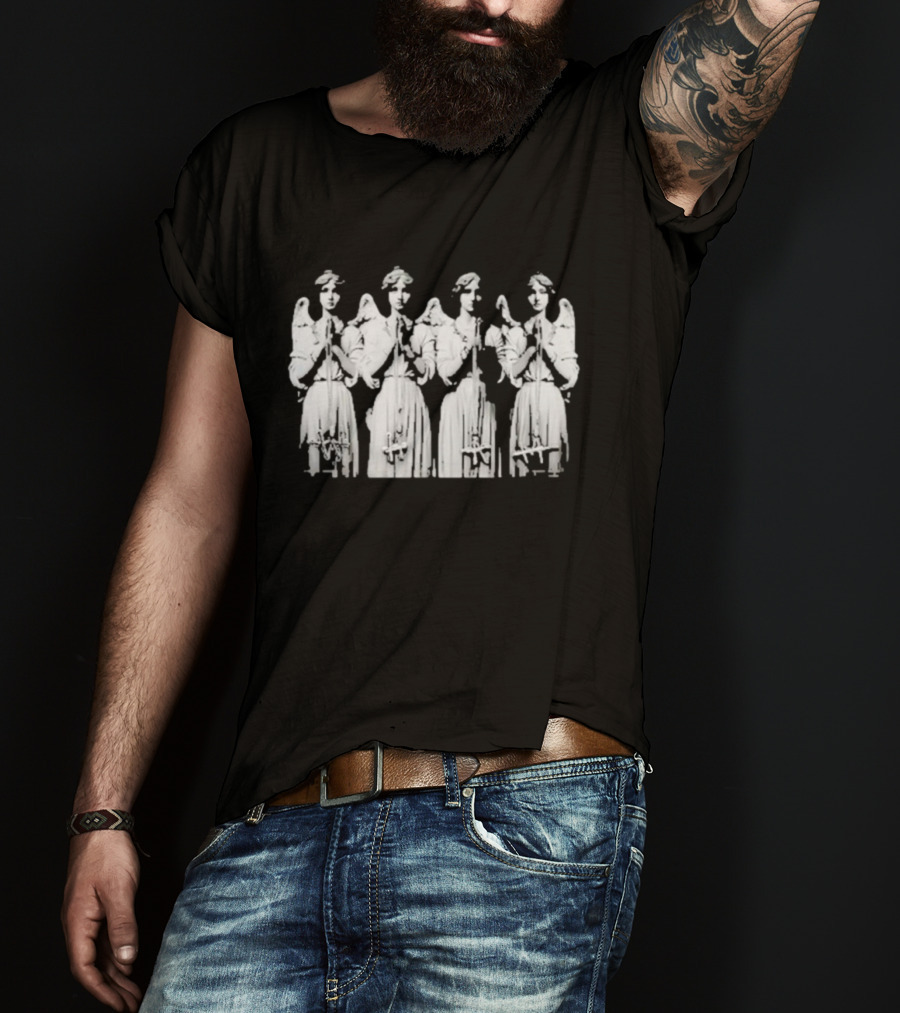 Lil Baby Wham X Who Decides War Four Angelic Statues T-Shirt
