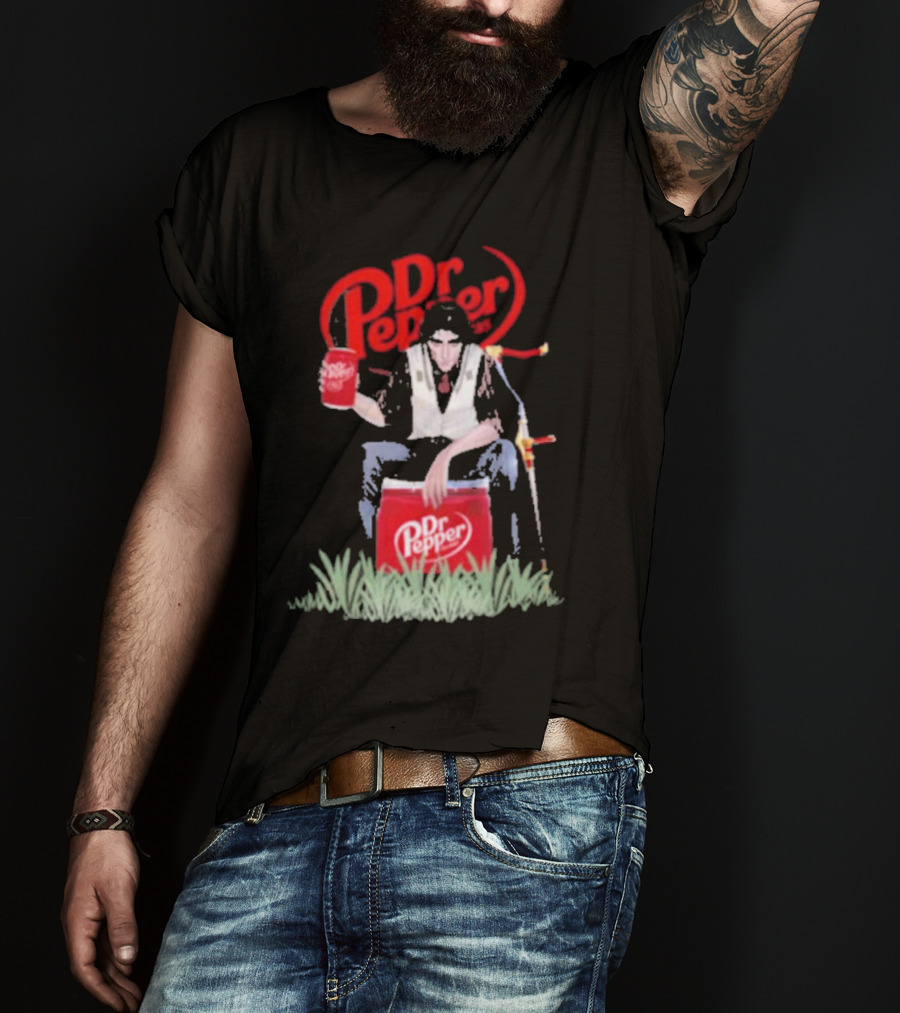 Viktor Season 2 Dr Pepper Warrior Sitting On Dr Pepper Crate T-Shirt