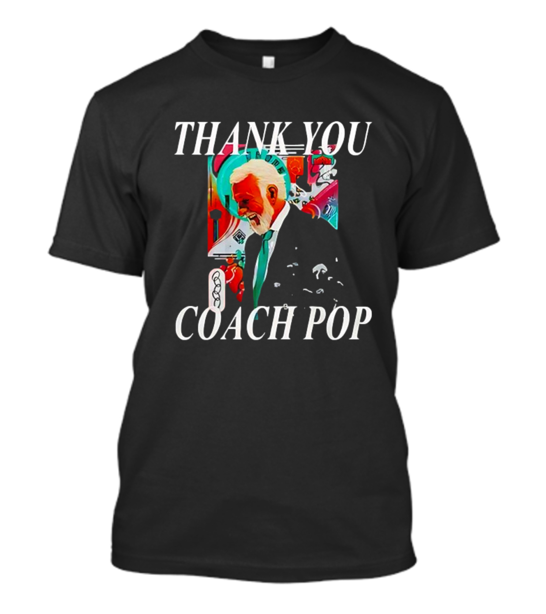 Thank You Coach Pop San Antonio Spurs Gregg Popovich Celebration T-Shirt