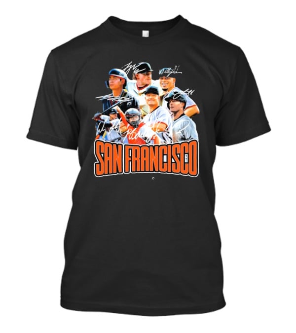 San Francisco Giants MLB Players Series Signatures 2025 T-Shirt
