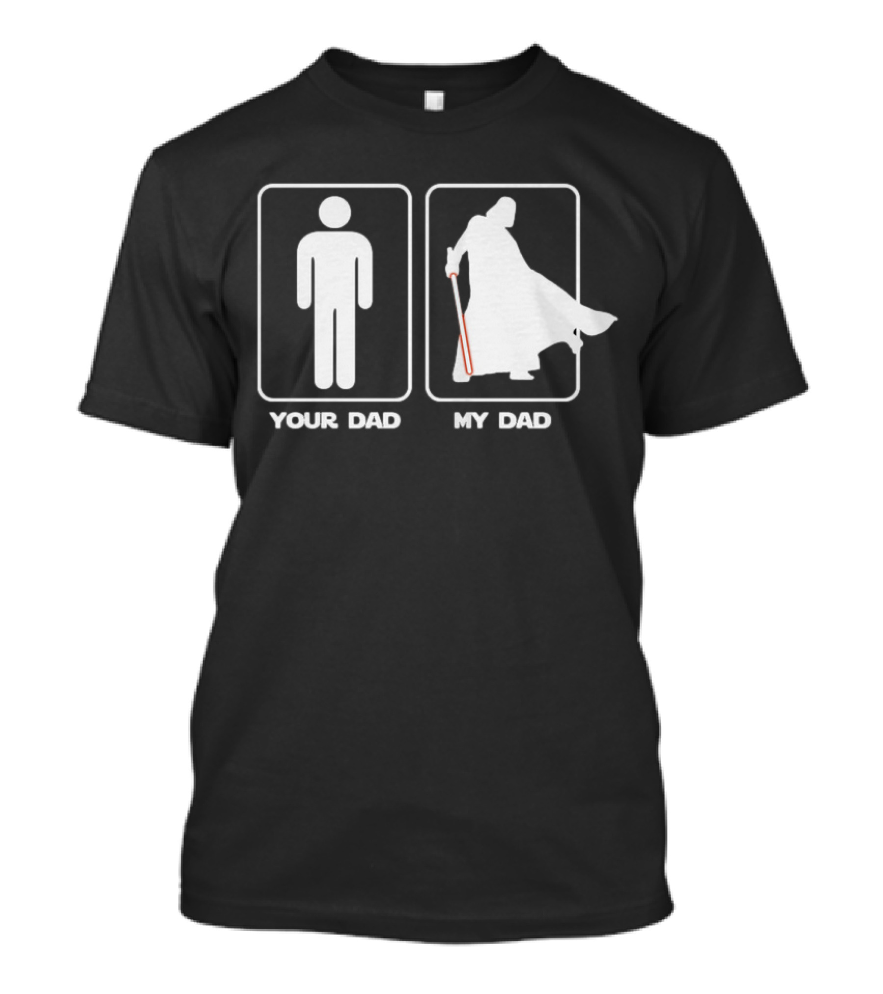 Your Dad My Dad Lightsaber Icon Duo T-Shirt