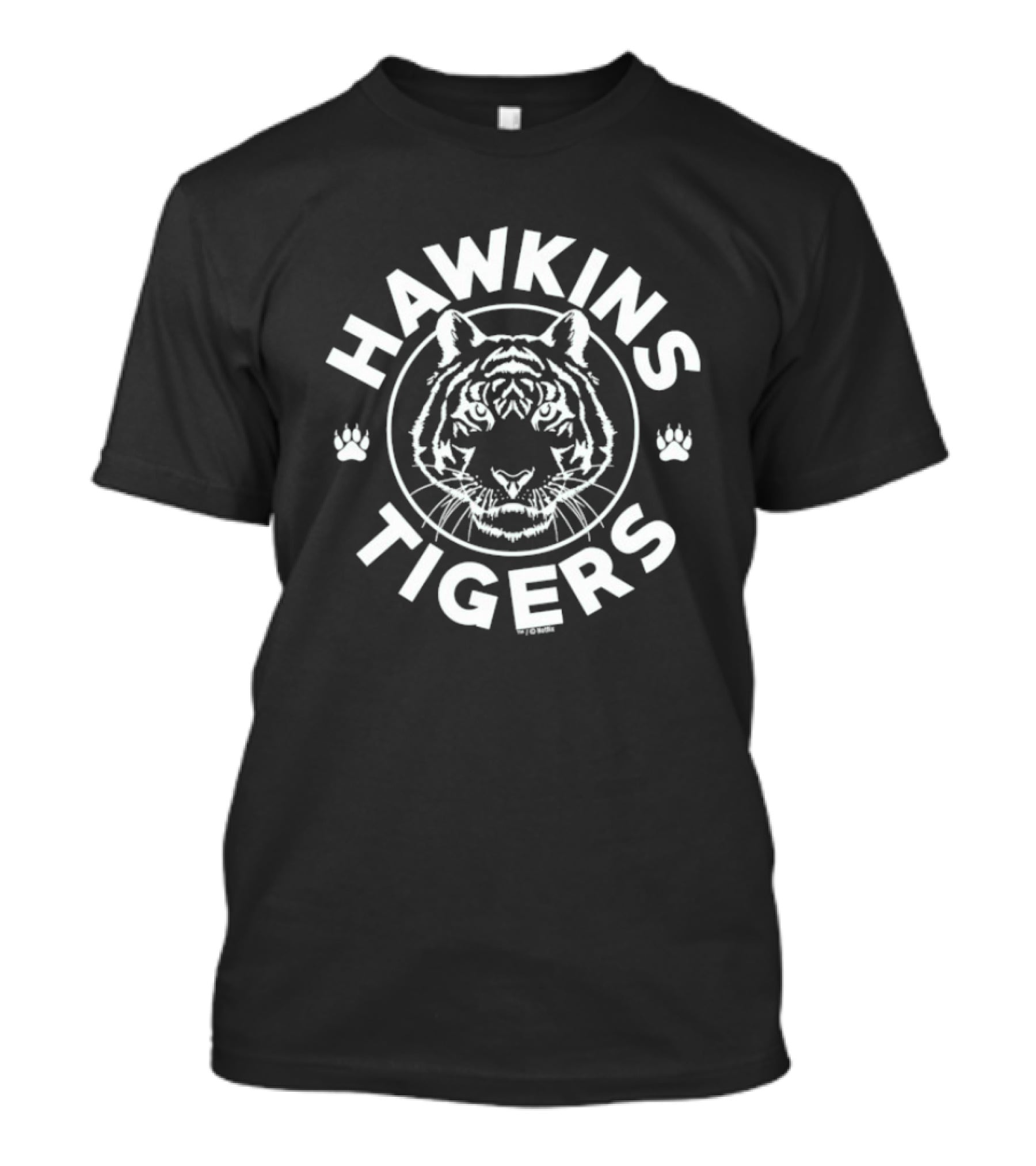 Hawkins Tigers Stranger Things Tiger Head Emblem T-Shirt