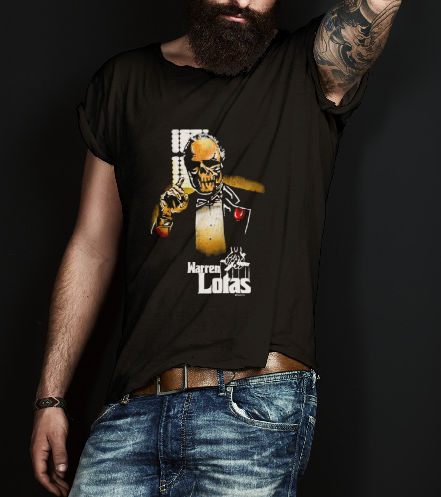 Warren Lotas The Don The Godfather Skeletal Figure Gesture T-Shirt