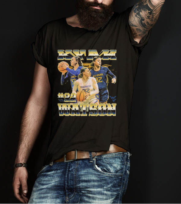 Kyah Watson West Virginia Mountaineers Women's Basketball #32 T-Shirt