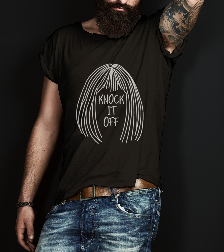 Zachariah Porter Knock It Off Hair Outline T-Shirt