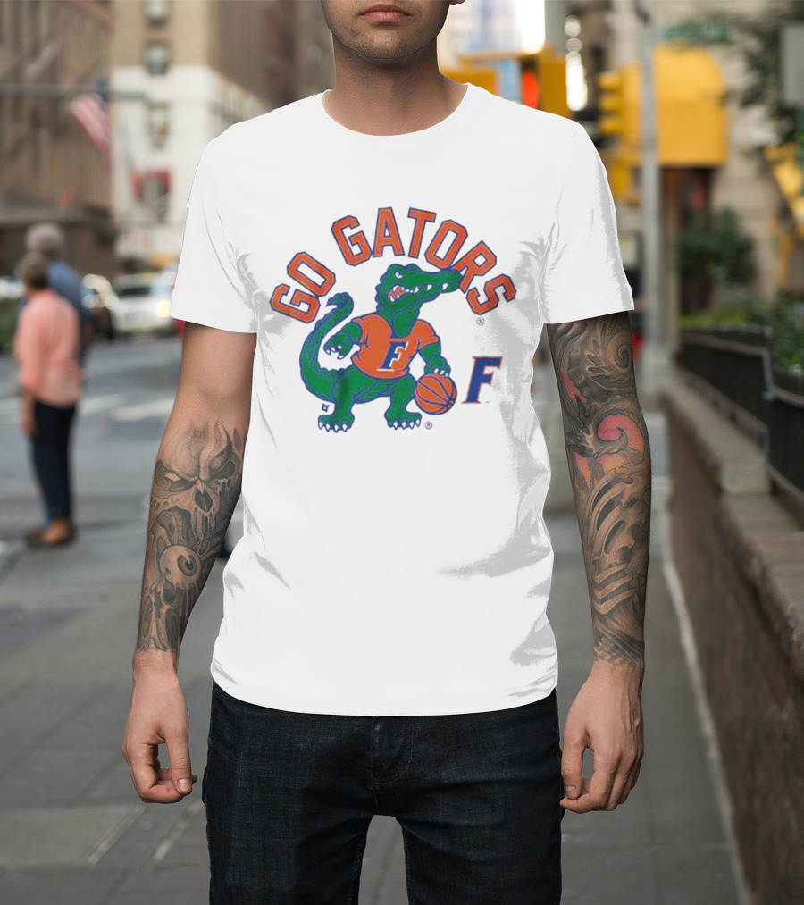 Go Gators Florida Mascot F Basketball T-Shirt