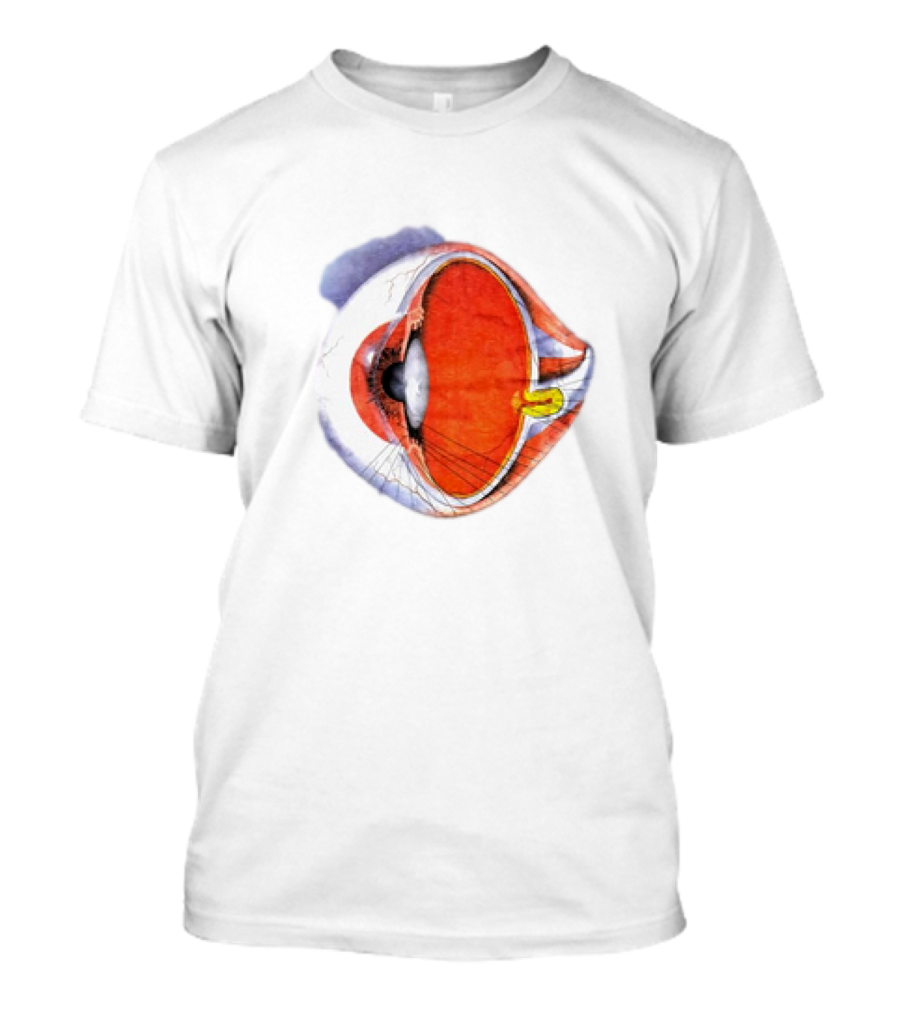 Anatomical Eye Ball Illustration 1991 T-Shirt