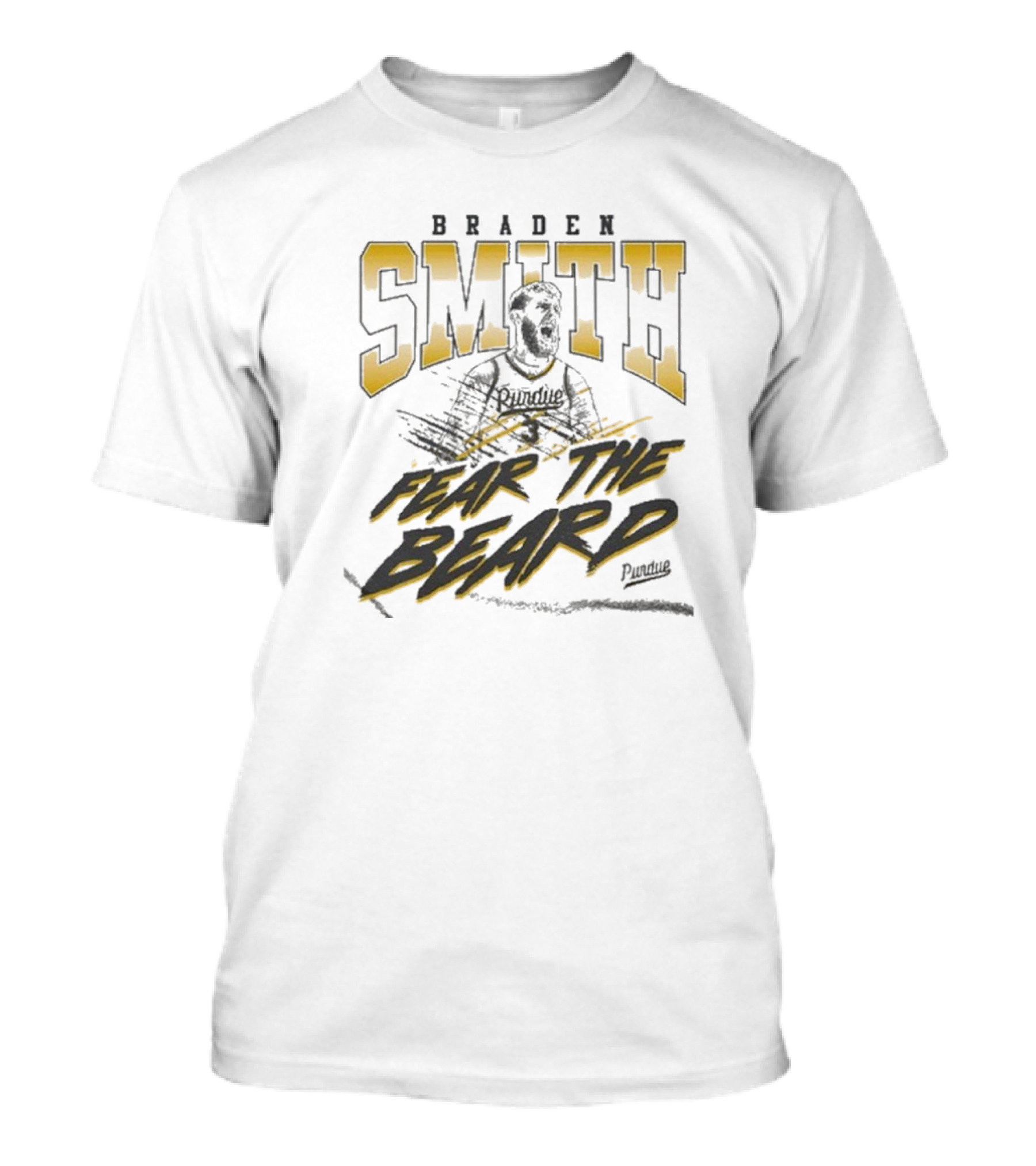 Braden Smith Fear The Beard Purdue Basketball T-Shirt
