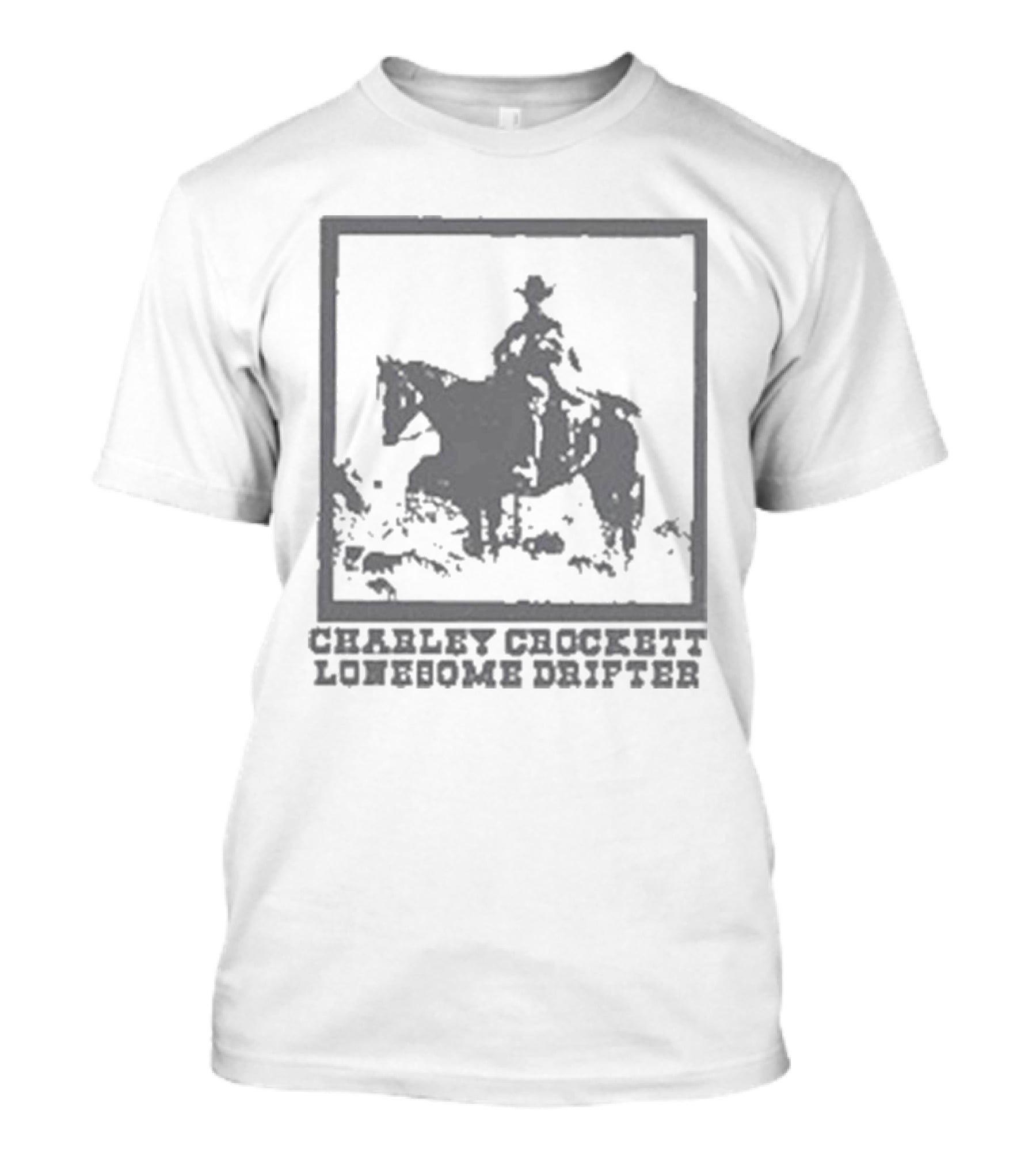 Charley Crockett Lonesome Drifter Cowboy On Horseback T-Shirt
