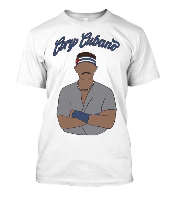 Cory Cubano Stylized Illustration With Headband And Necklace T-Shirt