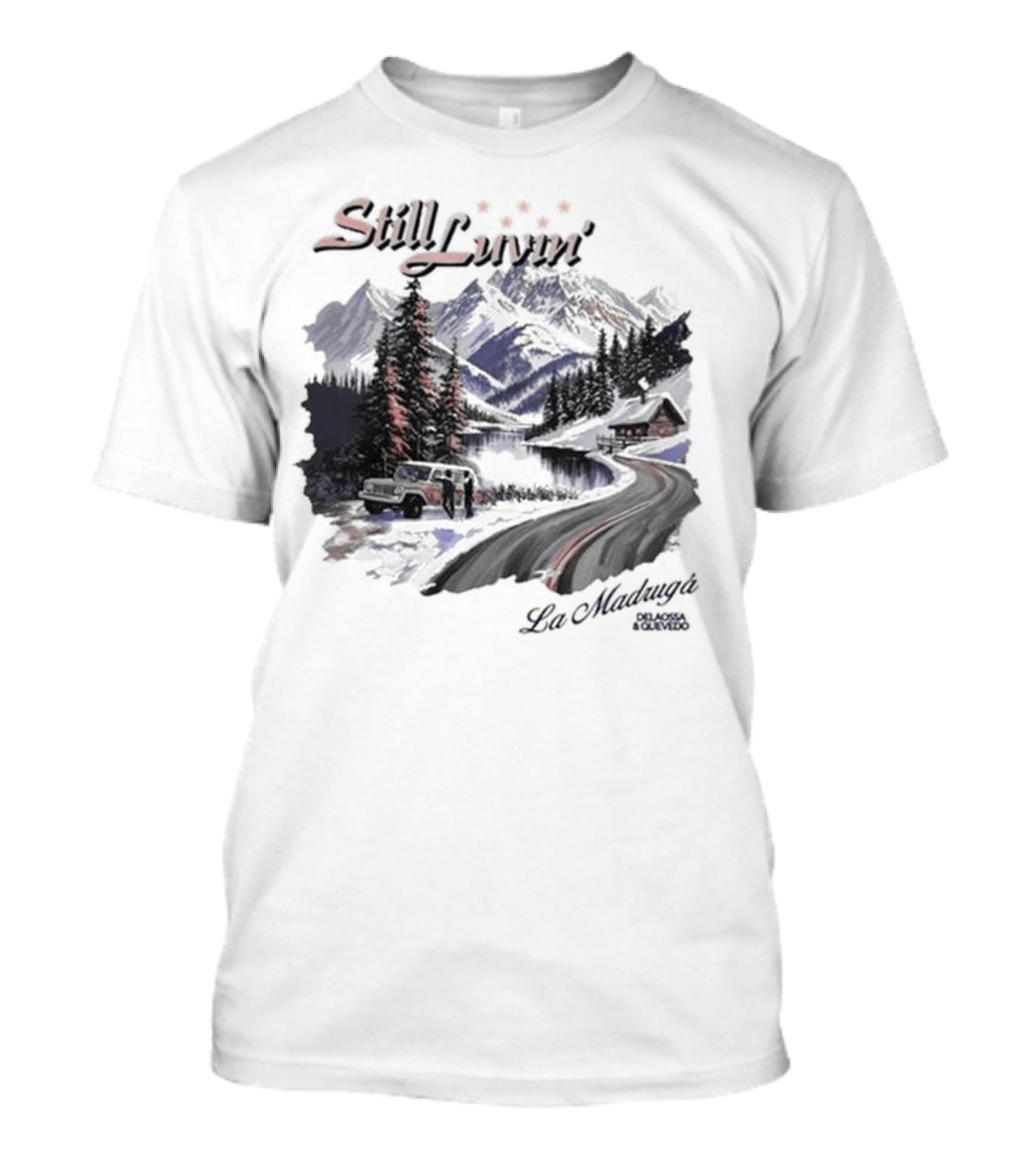 Delaossa Still Luvin Blanca Mountain Road Scene T-Shirt