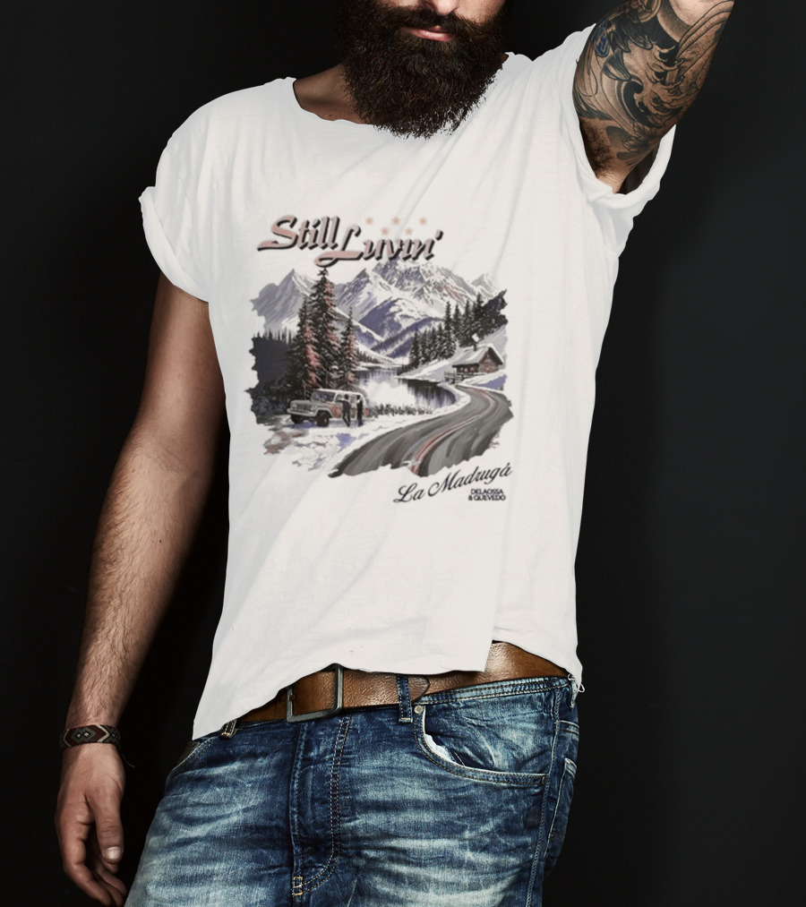 Delaossa Still Luvin Blanca Mountain Road Scene T-Shirt