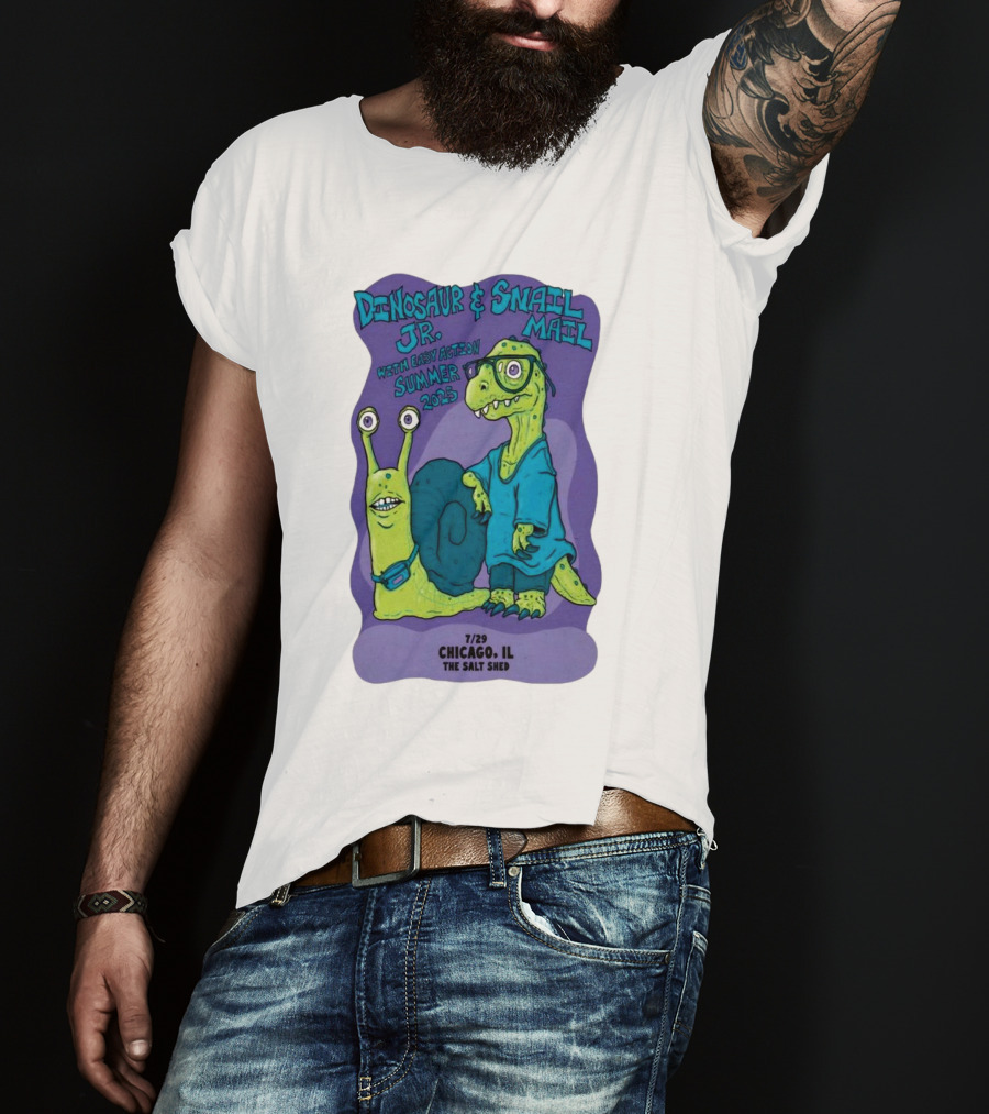 Dinosaur Jr. Snail Mail Summer 2025 Chicago IL The Salt Shed T-Shirt