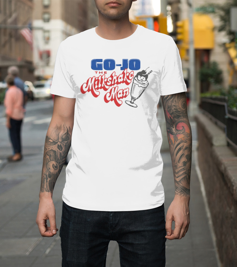 Go Jo The Milkshake Man Retro Style Beverage Lover T-Shirt