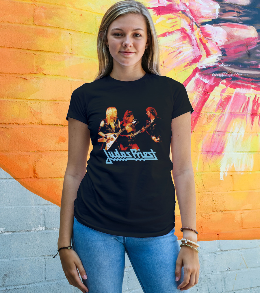 Judas Priest Band British Steeler Concert T-Shirt