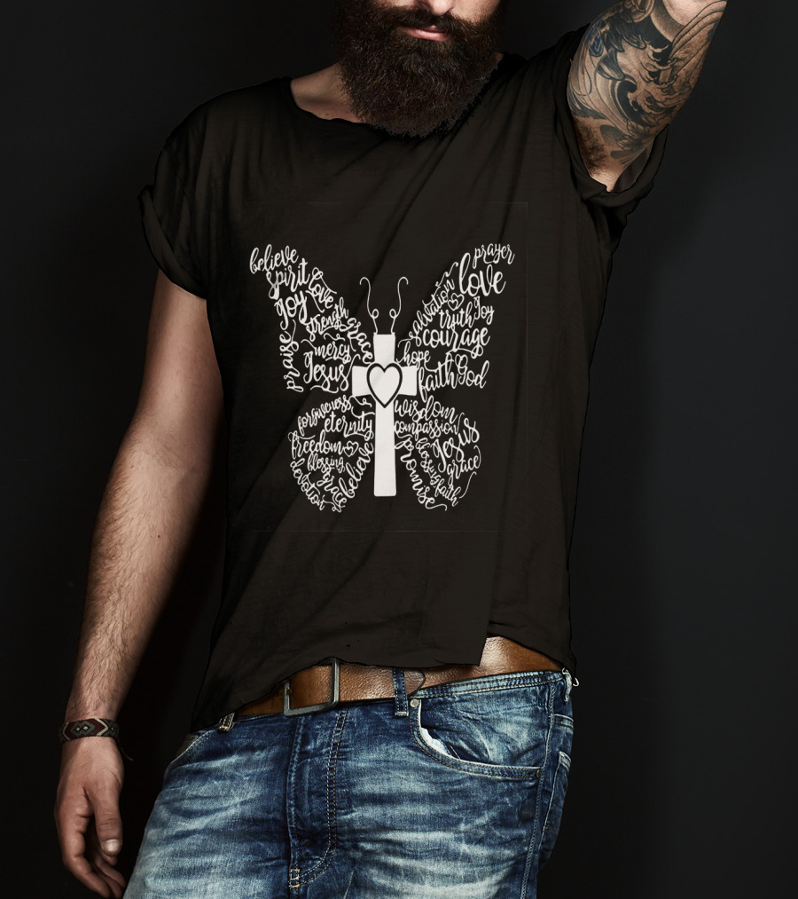 Believe Spirit Jesus Faith Love Courage Hope God Mercy Grace Beautiful T-Shirt
