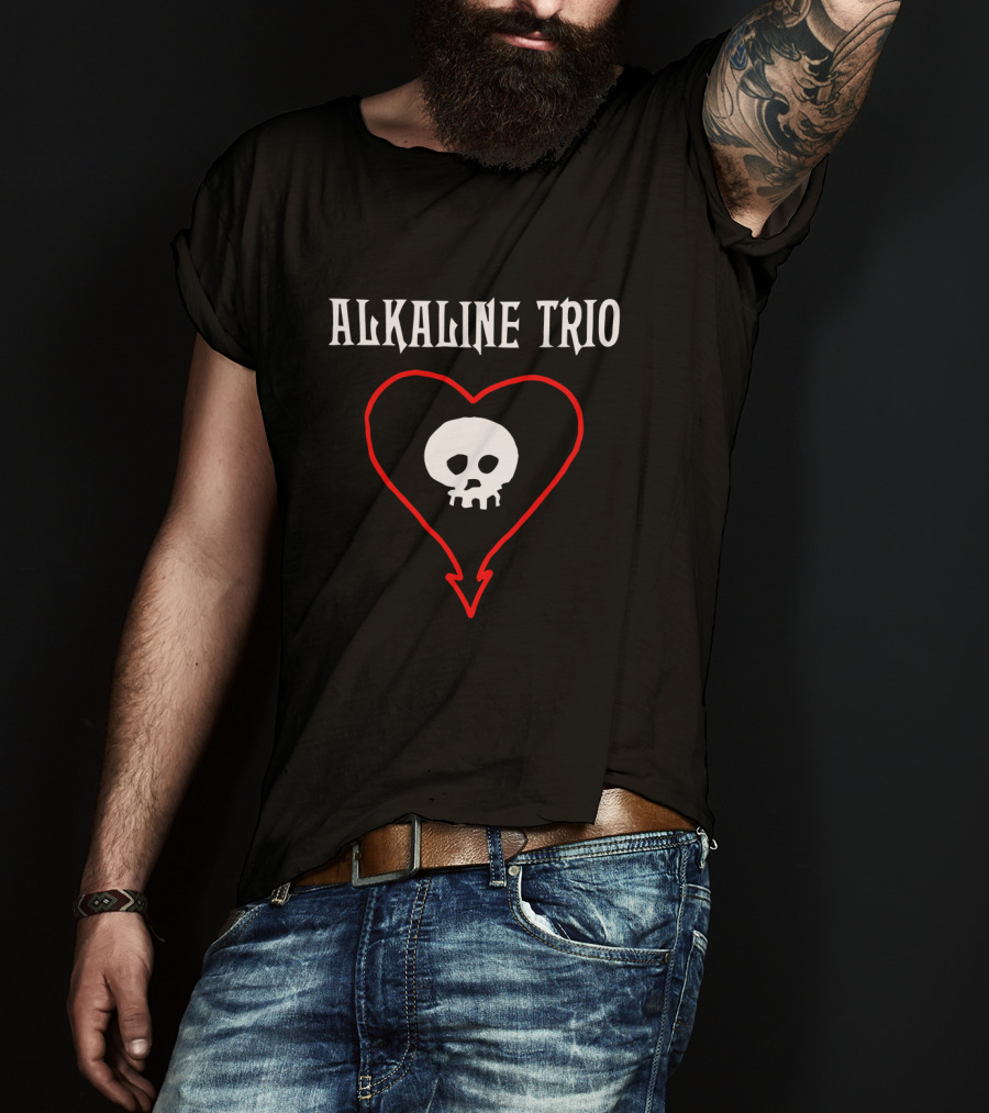 Alkaline Trio Heart Skull T-Shirt