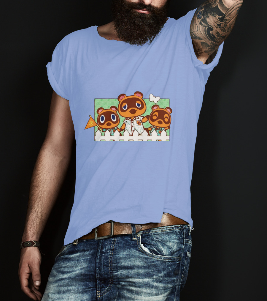Animal Crossing New Horizons Tom Nook And Timmy And Tommy Trio Merch T-Shirt