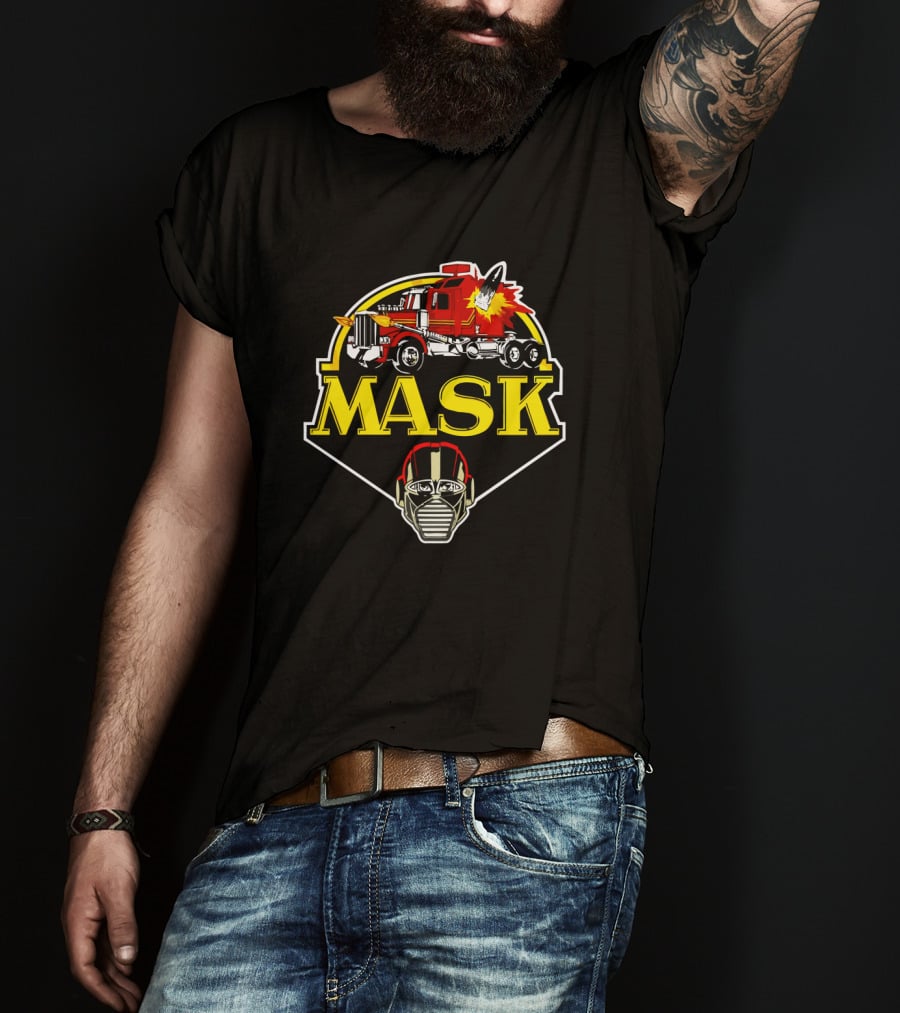 MASK Firetruck Logo Explosion T-Shirt