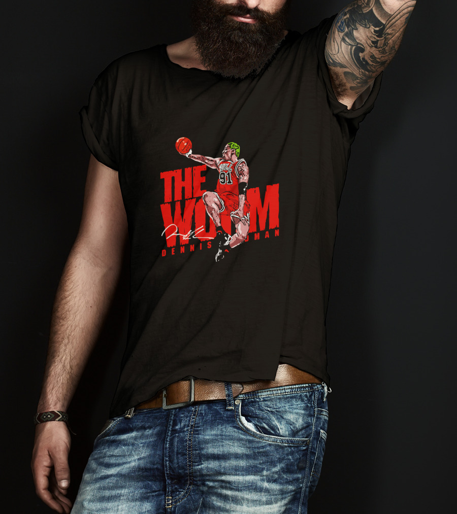 The Worm Dennis Rodman Bulls 91 T-Shirt