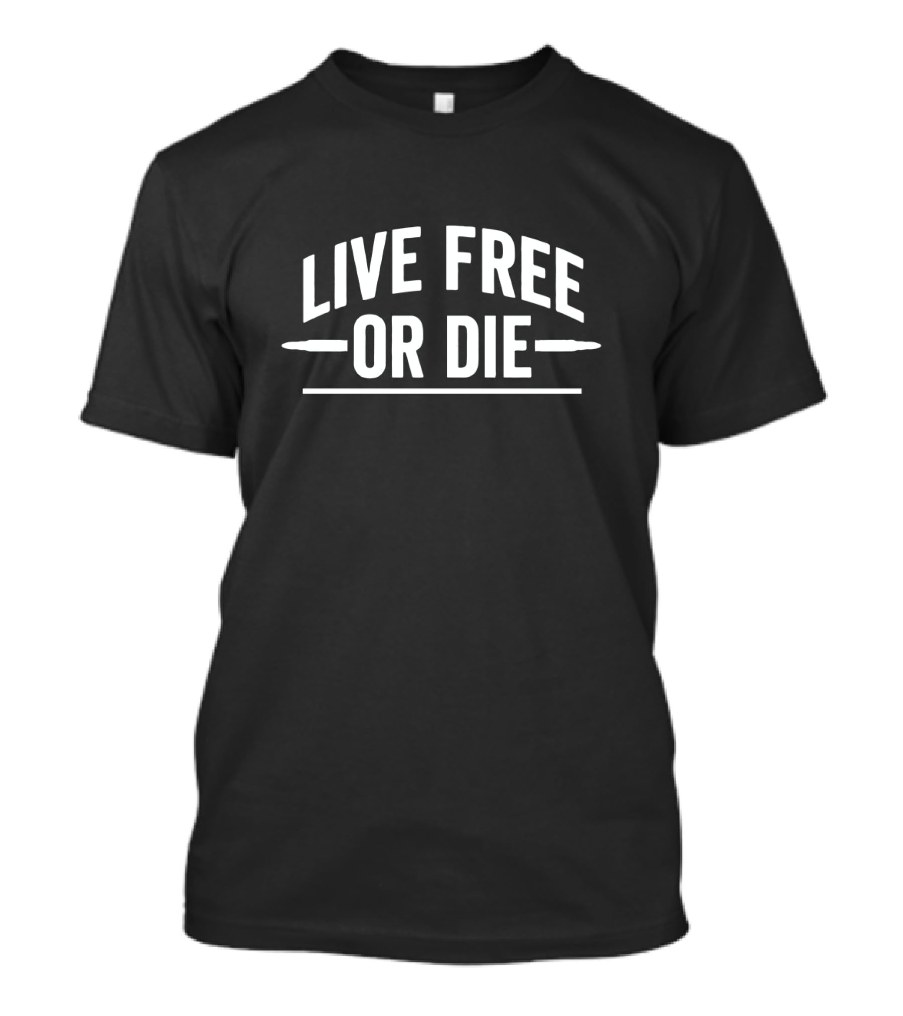 Live Free Or Die Bullet Line T-Shirt