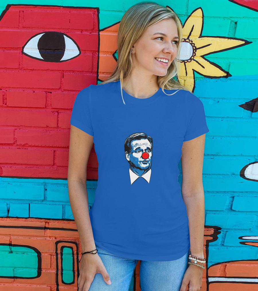 Goodell Clown Parody NFL Commissioner Red Nose Iconic Satire T-Shirt