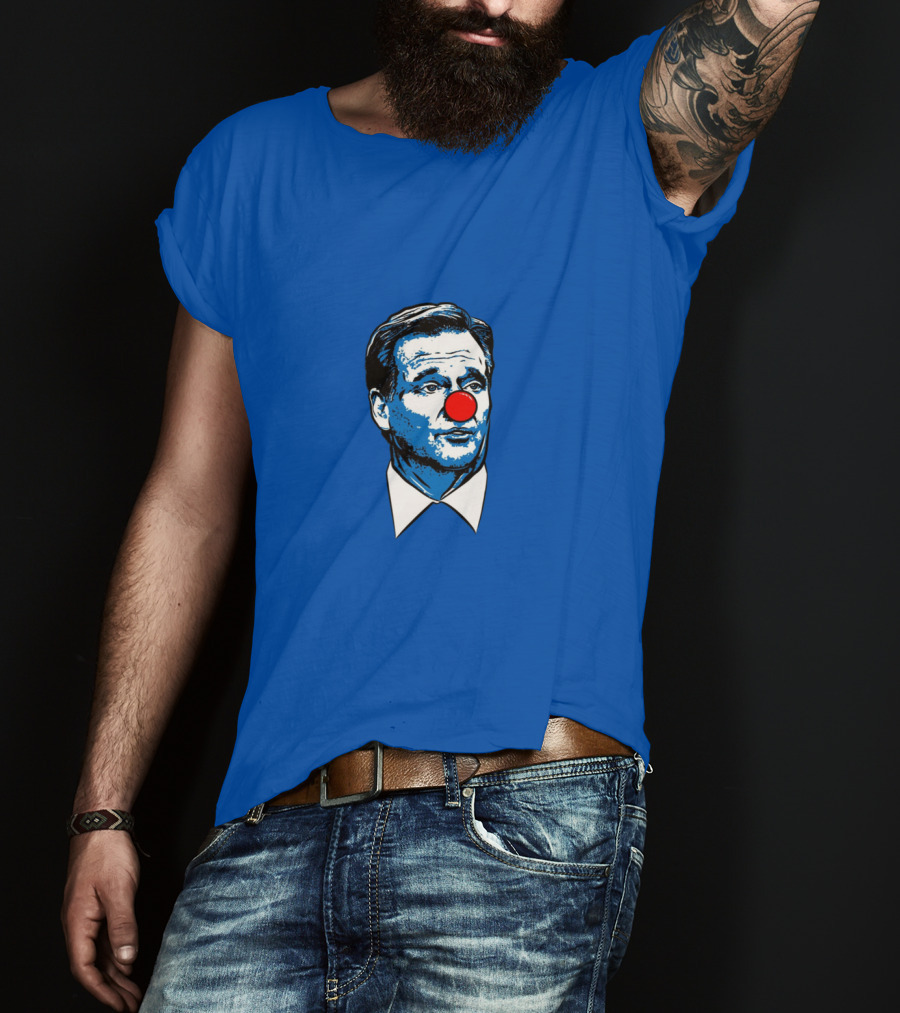 Goodell Clown Parody NFL Commissioner Red Nose Iconic Satire T-Shirt