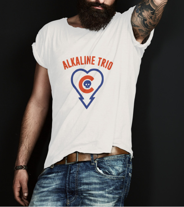 Alkaline Trio Heart Logo Skull T-Shirt