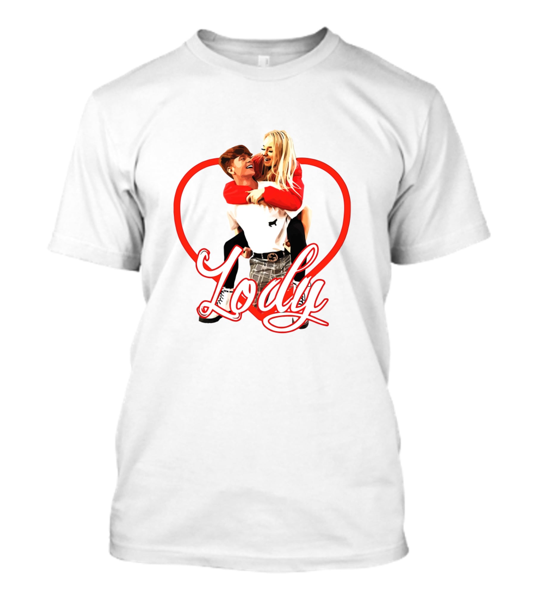 Lody Merch Zoe And Cody Heart T-Shirt