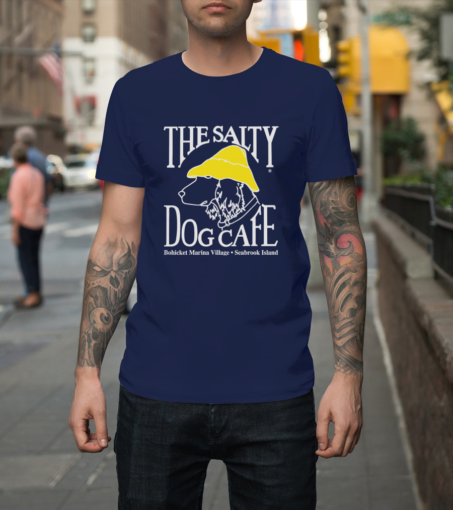The Salty Dog Café Bohicket Marina Village Seabrook Island T-Shirt