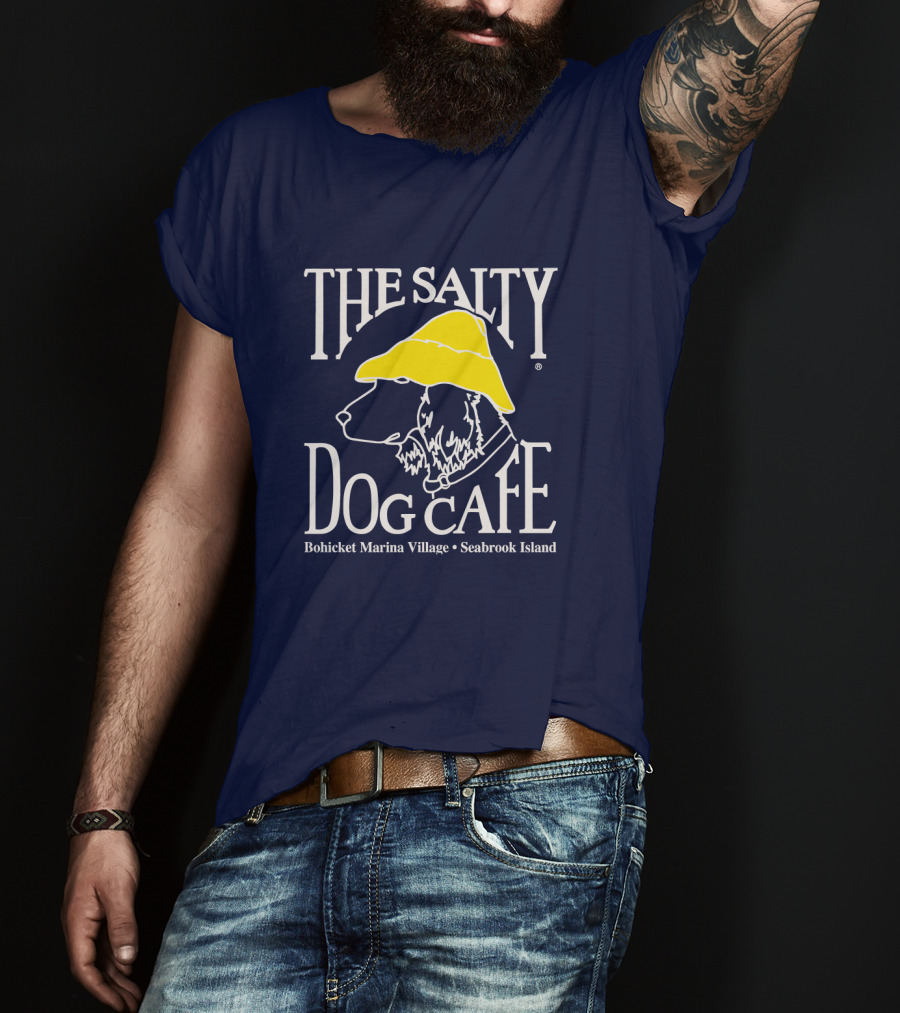 The Salty Dog Café Bohicket Marina Village Seabrook Island T-Shirt
