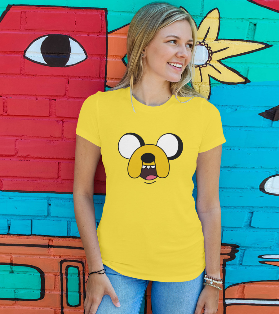 Adventure Time Jake The Dog Face T-Shirt