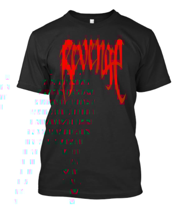 Revenge Merch Red Gothic T-Shirt