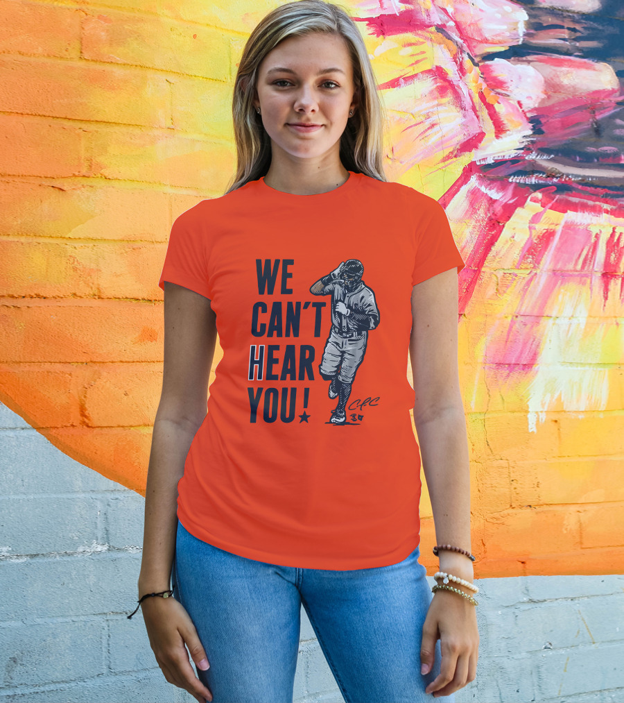 We Can't Hear You Baseball Celebration CFC 37 T-Shirt