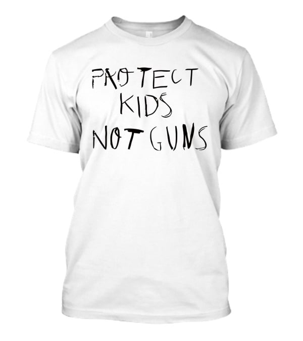 Miley Cyrus Protect Kids Not Guns Advocacy Message T-Shirt