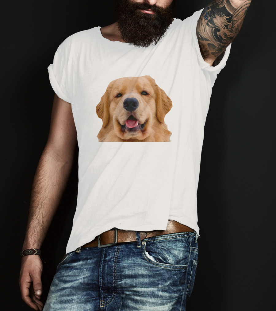Tucker Budzyn Golden Retriever Face T-Shirt