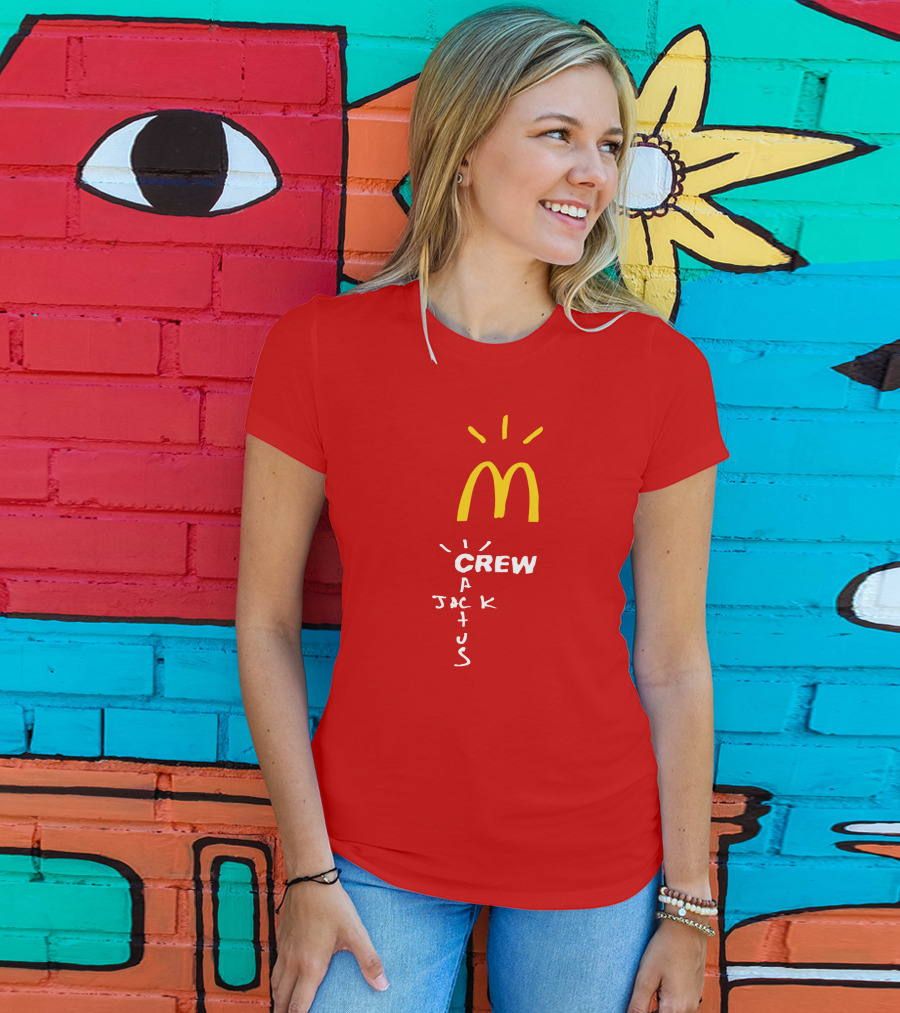 Cactus Jack McDonald's Crew Collection Travis Scott Merch T-Shirt