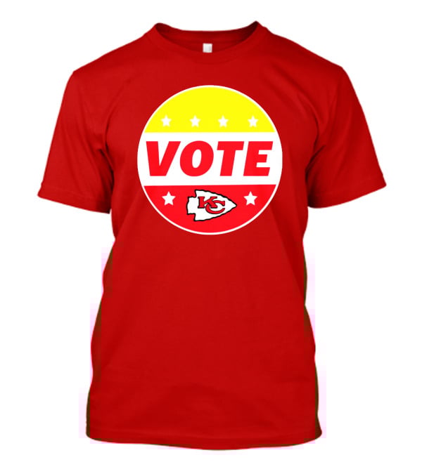 Vote Chiefs KC Red Stars Circle T-Shirt