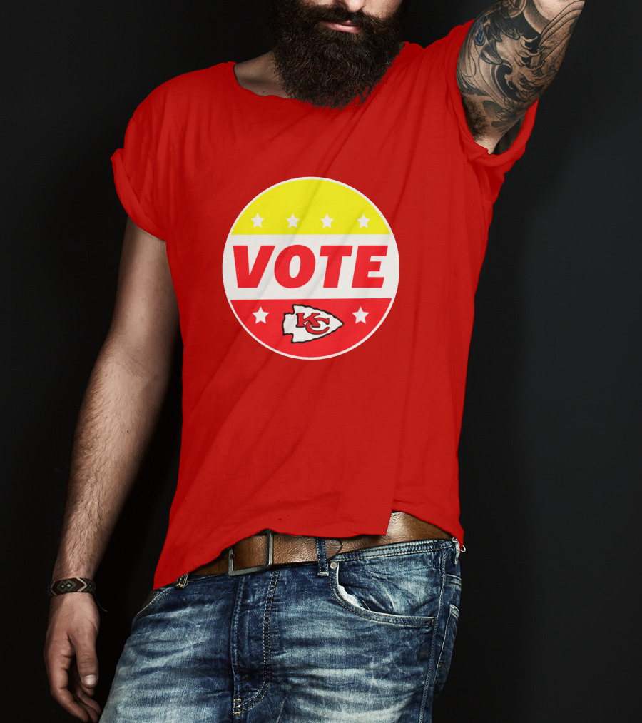 Vote Chiefs KC Red Stars Circle T-Shirt
