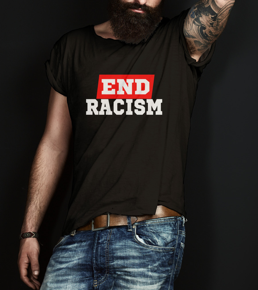 NFL End Racism Stop Racism Movement T-Shirt